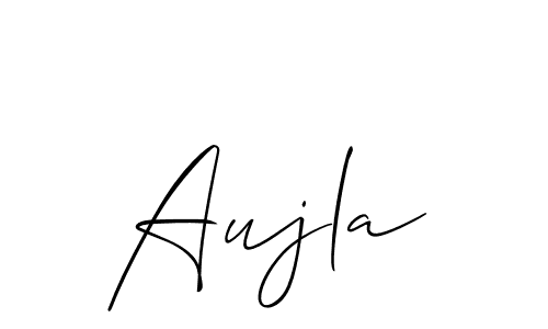 Aujla stylish signature style. Best Handwritten Sign (Allison_Script) for my name. Handwritten Signature Collection Ideas for my name Aujla. Aujla signature style 2 images and pictures png