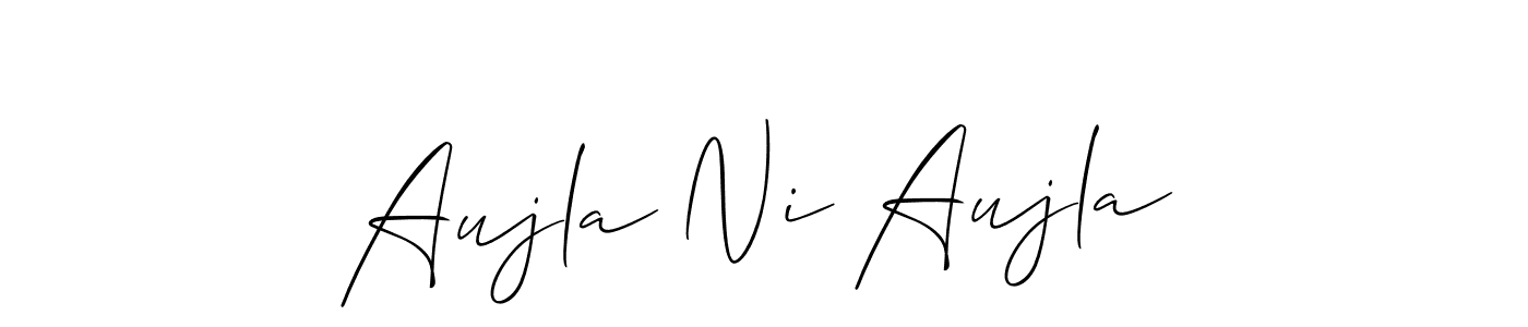 Best and Professional Signature Style for Aujla Ni Aujla. Allison_Script Best Signature Style Collection. Aujla Ni Aujla signature style 2 images and pictures png