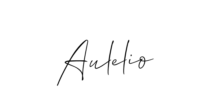 You should practise on your own different ways (Allison_Script) to write your name (Aulelio) in signature. don't let someone else do it for you. Aulelio signature style 2 images and pictures png