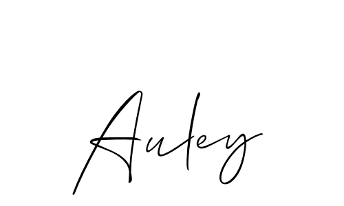 The best way (Allison_Script) to make a short signature is to pick only two or three words in your name. The name Auley include a total of six letters. For converting this name. Auley signature style 2 images and pictures png