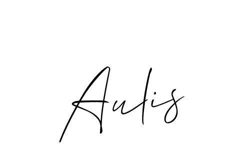 Also You can easily find your signature by using the search form. We will create Aulis name handwritten signature images for you free of cost using Allison_Script sign style. Aulis signature style 2 images and pictures png