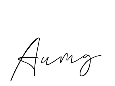 How to Draw Aumg signature style? Allison_Script is a latest design signature styles for name Aumg. Aumg signature style 2 images and pictures png