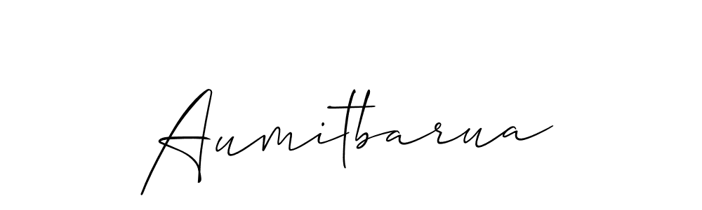 Create a beautiful signature design for name Aumitbarua. With this signature (Allison_Script) fonts, you can make a handwritten signature for free. Aumitbarua signature style 2 images and pictures png