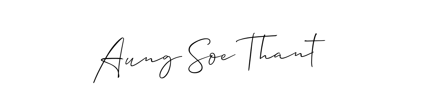 Best and Professional Signature Style for Aung Soe Thant. Allison_Script Best Signature Style Collection. Aung Soe Thant signature style 2 images and pictures png