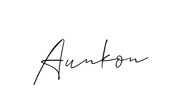 Make a short Aunkon signature style. Manage your documents anywhere anytime using Allison_Script. Create and add eSignatures, submit forms, share and send files easily. Aunkon signature style 2 images and pictures png