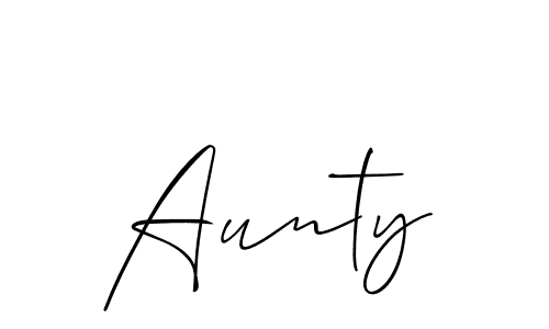 Also You can easily find your signature by using the search form. We will create Aunty name handwritten signature images for you free of cost using Allison_Script sign style. Aunty signature style 2 images and pictures png