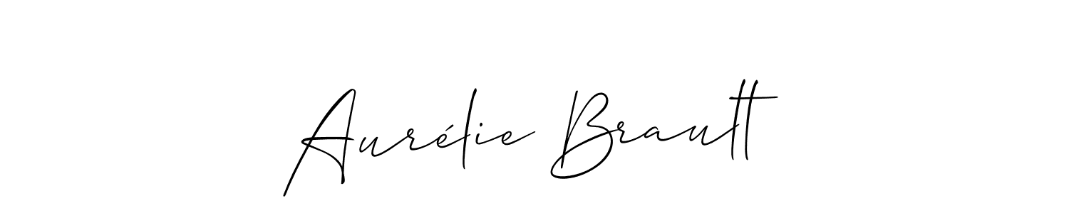 How to make Aurélie Brault name signature. Use Allison_Script style for creating short signs online. This is the latest handwritten sign. Aurélie Brault signature style 2 images and pictures png