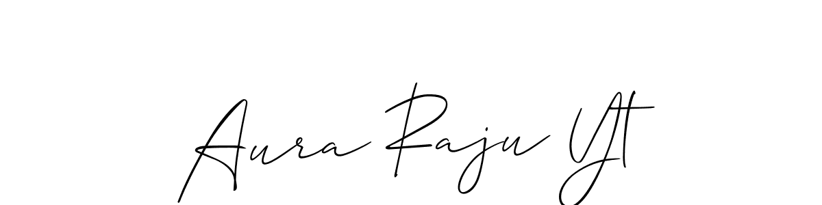 Once you've used our free online signature maker to create your best signature Allison_Script style, it's time to enjoy all of the benefits that Aura Raju Yt name signing documents. Aura Raju Yt signature style 2 images and pictures png