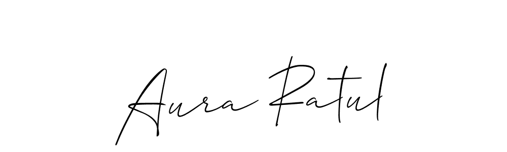 Best and Professional Signature Style for Aura Ratul. Allison_Script Best Signature Style Collection. Aura Ratul signature style 2 images and pictures png