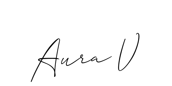 You can use this online signature creator to create a handwritten signature for the name Aura V. This is the best online autograph maker. Aura V signature style 2 images and pictures png