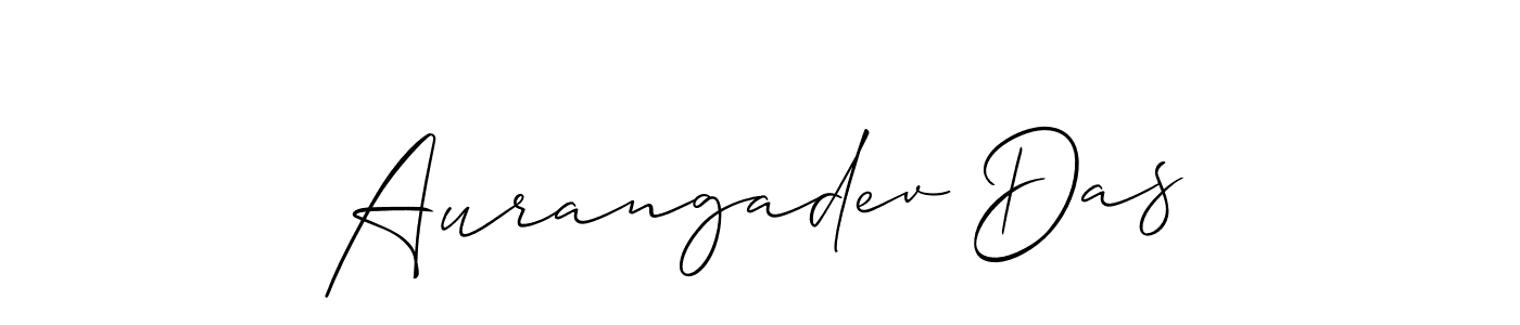 How to make Aurangadev Das name signature. Use Allison_Script style for creating short signs online. This is the latest handwritten sign. Aurangadev Das signature style 2 images and pictures png