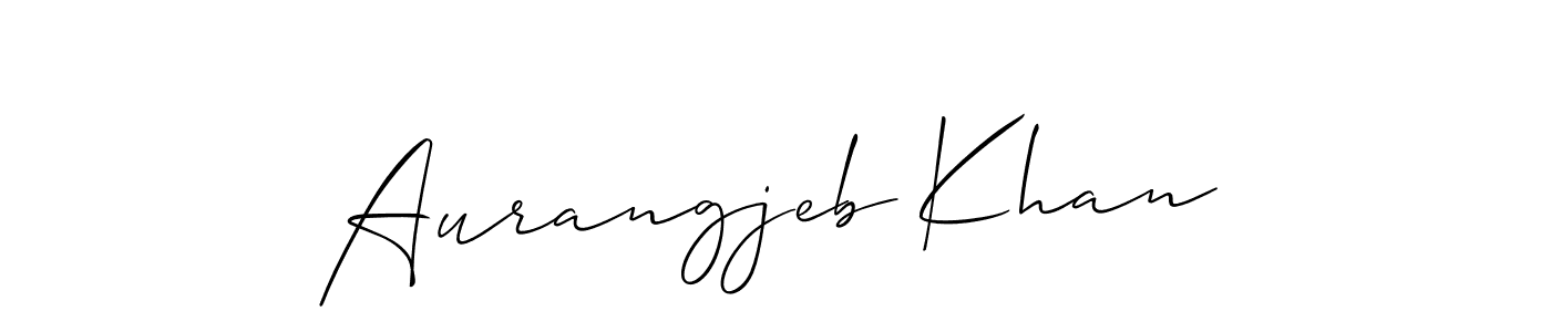 Similarly Allison_Script is the best handwritten signature design. Signature creator online .You can use it as an online autograph creator for name Aurangjeb Khan. Aurangjeb Khan signature style 2 images and pictures png