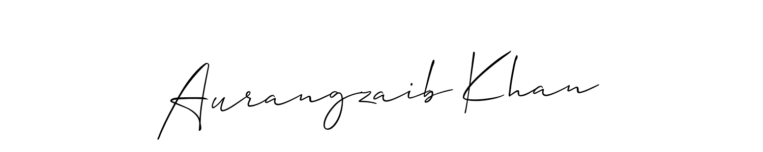 if you are searching for the best signature style for your name Aurangzaib Khan. so please give up your signature search. here we have designed multiple signature styles  using Allison_Script. Aurangzaib Khan signature style 2 images and pictures png