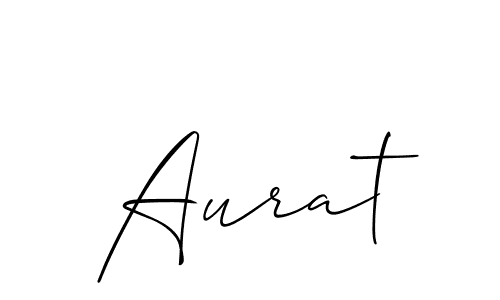 Also You can easily find your signature by using the search form. We will create Aurat name handwritten signature images for you free of cost using Allison_Script sign style. Aurat signature style 2 images and pictures png