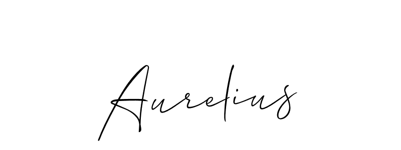 Make a beautiful signature design for name Aurelius. Use this online signature maker to create a handwritten signature for free. Aurelius signature style 2 images and pictures png