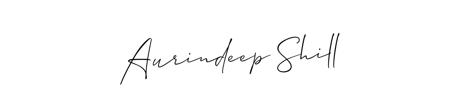 Once you've used our free online signature maker to create your best signature Allison_Script style, it's time to enjoy all of the benefits that Aurindeep Shill name signing documents. Aurindeep Shill signature style 2 images and pictures png