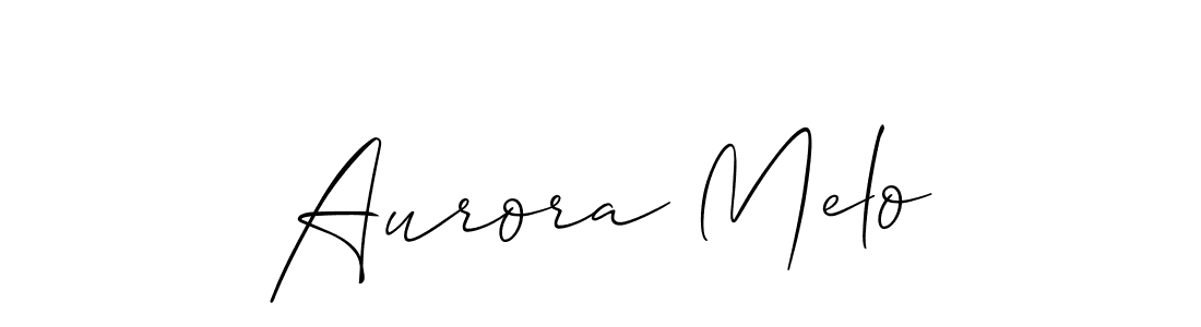 Make a short Aurora Melo signature style. Manage your documents anywhere anytime using Allison_Script. Create and add eSignatures, submit forms, share and send files easily. Aurora Melo signature style 2 images and pictures png