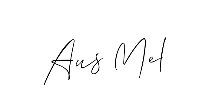 Best and Professional Signature Style for Aus Mel. Allison_Script Best Signature Style Collection. Aus Mel signature style 2 images and pictures png