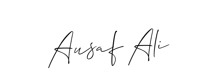 Similarly Allison_Script is the best handwritten signature design. Signature creator online .You can use it as an online autograph creator for name Ausaf Ali. Ausaf Ali signature style 2 images and pictures png