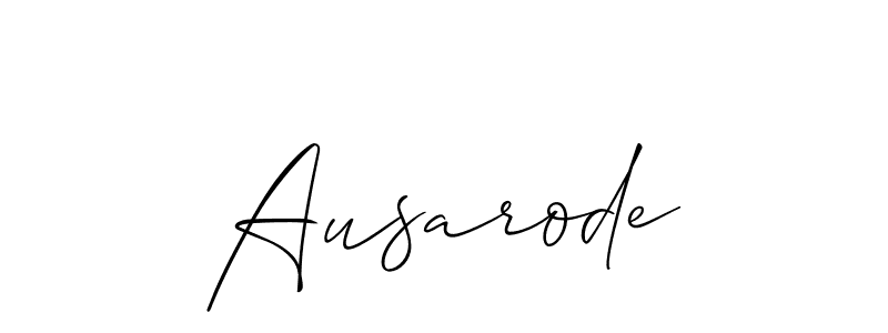 Make a beautiful signature design for name Ausarode. Use this online signature maker to create a handwritten signature for free. Ausarode signature style 2 images and pictures png