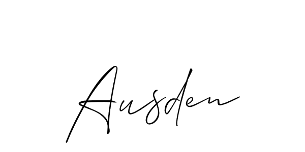 Also You can easily find your signature by using the search form. We will create Ausden name handwritten signature images for you free of cost using Allison_Script sign style. Ausden signature style 2 images and pictures png