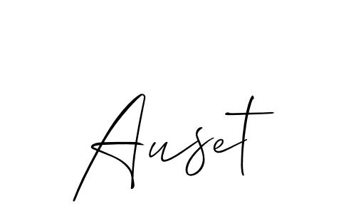 How to make Auset name signature. Use Allison_Script style for creating short signs online. This is the latest handwritten sign. Auset signature style 2 images and pictures png