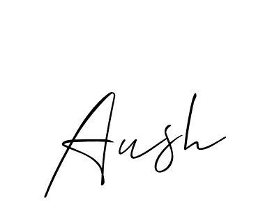 Create a beautiful signature design for name Aush. With this signature (Allison_Script) fonts, you can make a handwritten signature for free. Aush signature style 2 images and pictures png