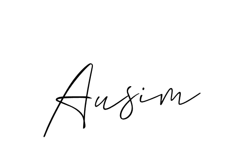It looks lik you need a new signature style for name Ausim. Design unique handwritten (Allison_Script) signature with our free signature maker in just a few clicks. Ausim signature style 2 images and pictures png
