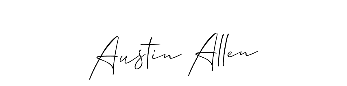 Design your own signature with our free online signature maker. With this signature software, you can create a handwritten (Allison_Script) signature for name Austin Allen. Austin Allen signature style 2 images and pictures png