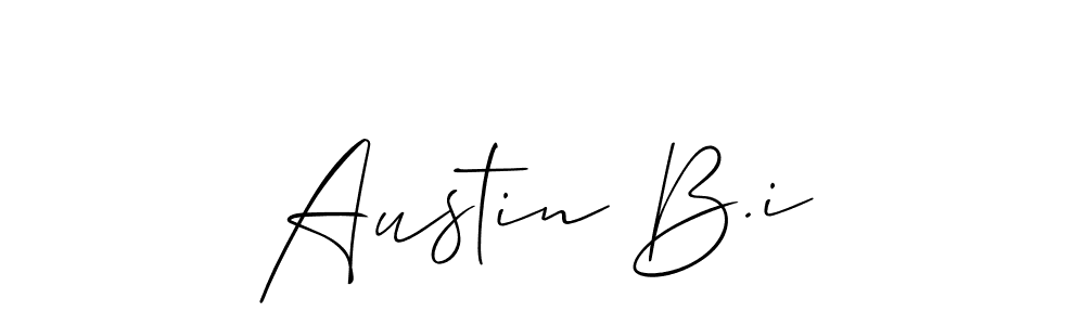 How to Draw Austin B.i signature style? Allison_Script is a latest design signature styles for name Austin B.i. Austin B.i signature style 2 images and pictures png