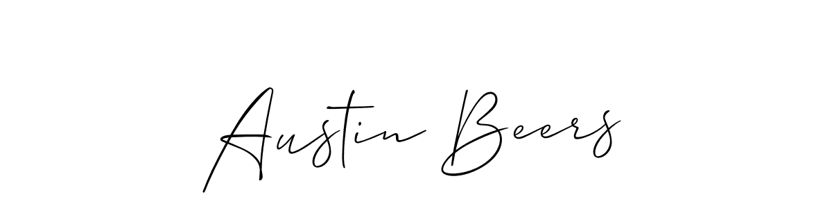 Also You can easily find your signature by using the search form. We will create Austin Beers name handwritten signature images for you free of cost using Allison_Script sign style. Austin Beers signature style 2 images and pictures png