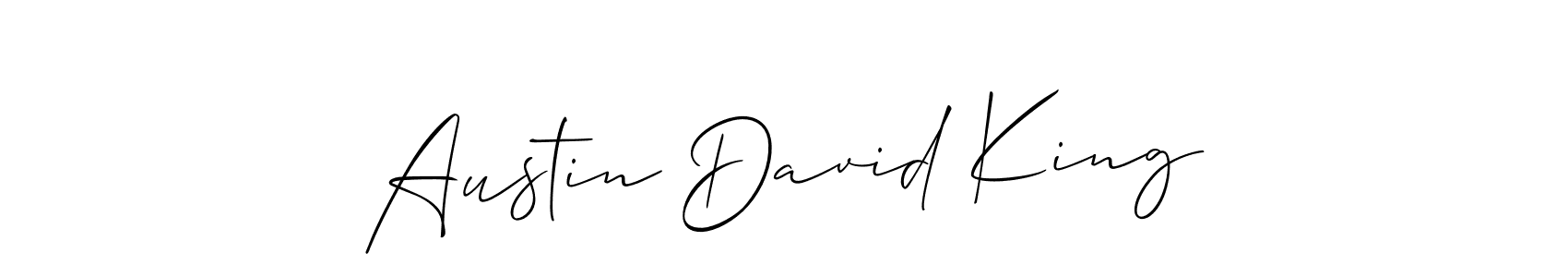 Make a beautiful signature design for name Austin David King. With this signature (Allison_Script) style, you can create a handwritten signature for free. Austin David King signature style 2 images and pictures png