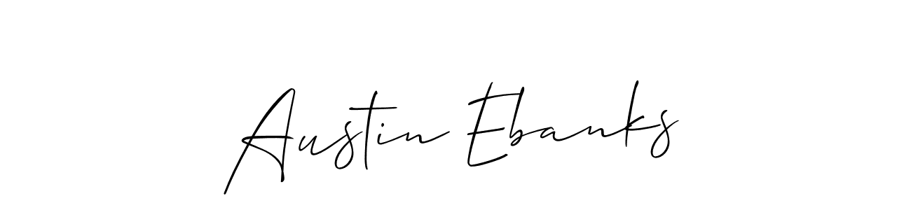 Also You can easily find your signature by using the search form. We will create Austin Ebanks name handwritten signature images for you free of cost using Allison_Script sign style. Austin Ebanks signature style 2 images and pictures png