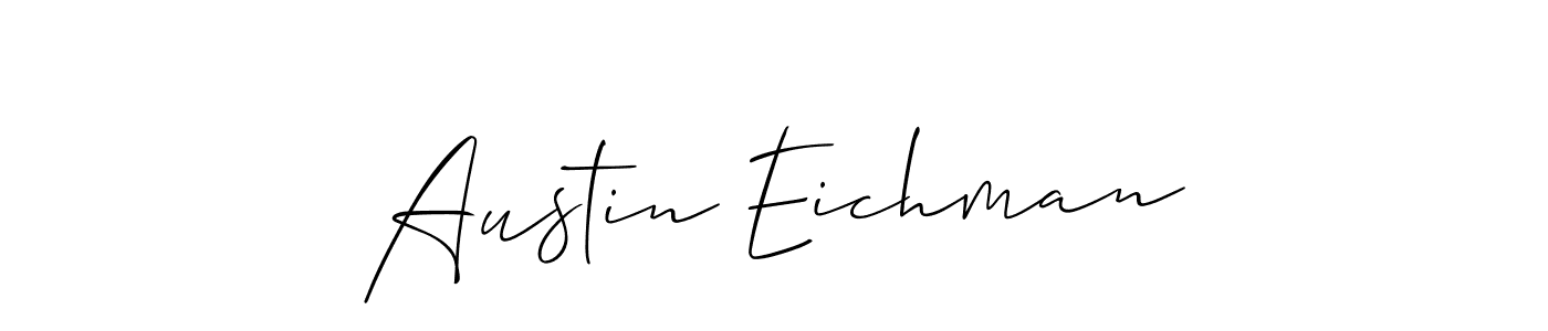 Create a beautiful signature design for name Austin Eichman. With this signature (Allison_Script) fonts, you can make a handwritten signature for free. Austin Eichman signature style 2 images and pictures png
