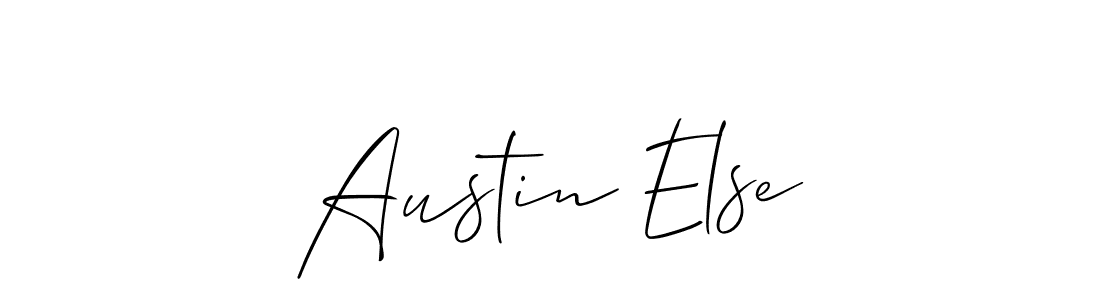 How to make Austin Else name signature. Use Allison_Script style for creating short signs online. This is the latest handwritten sign. Austin Else signature style 2 images and pictures png