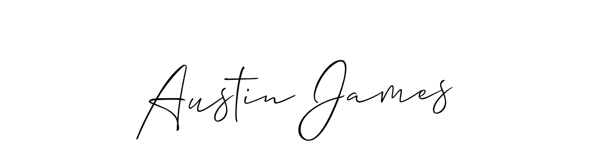 It looks lik you need a new signature style for name Austin James. Design unique handwritten (Allison_Script) signature with our free signature maker in just a few clicks. Austin James signature style 2 images and pictures png