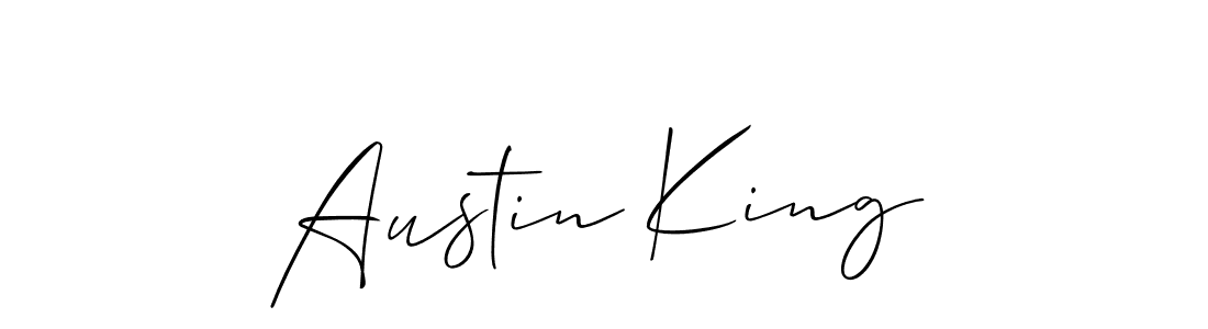if you are searching for the best signature style for your name Austin King. so please give up your signature search. here we have designed multiple signature styles  using Allison_Script. Austin King signature style 2 images and pictures png