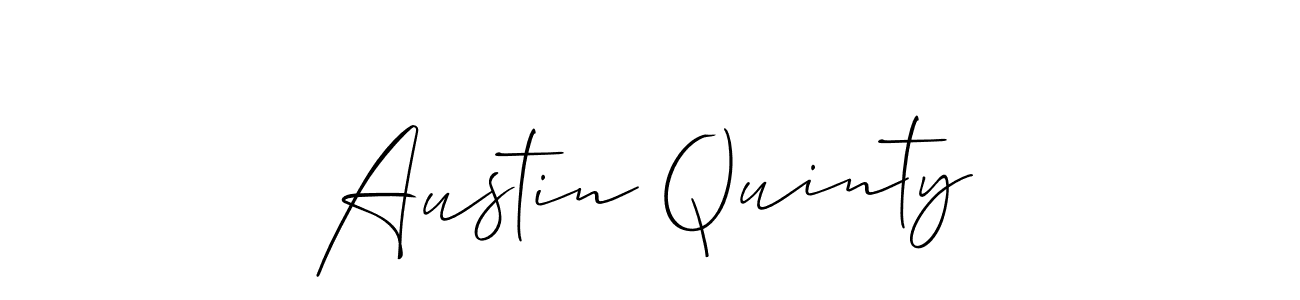 Make a beautiful signature design for name Austin Quinty. With this signature (Allison_Script) style, you can create a handwritten signature for free. Austin Quinty signature style 2 images and pictures png