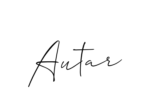 The best way (Allison_Script) to make a short signature is to pick only two or three words in your name. The name Autar include a total of six letters. For converting this name. Autar signature style 2 images and pictures png