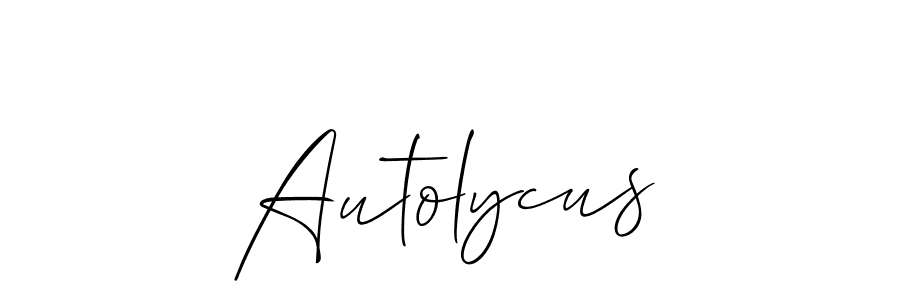 You should practise on your own different ways (Allison_Script) to write your name (Autolycus) in signature. don't let someone else do it for you. Autolycus signature style 2 images and pictures png