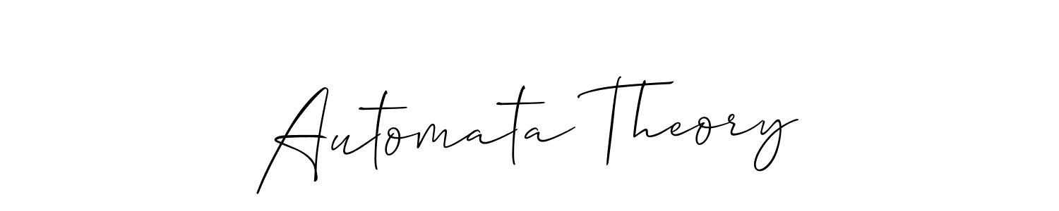 Here are the top 10 professional signature styles for the name Automata Theory. These are the best autograph styles you can use for your name. Automata Theory signature style 2 images and pictures png