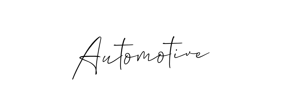 if you are searching for the best signature style for your name Automotive. so please give up your signature search. here we have designed multiple signature styles  using Allison_Script. Automotive signature style 2 images and pictures png