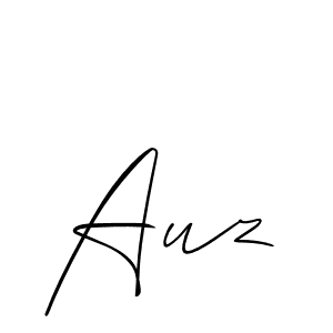 Use a signature maker to create a handwritten signature online. With this signature software, you can design (Allison_Script) your own signature for name Auz. Auz signature style 2 images and pictures png