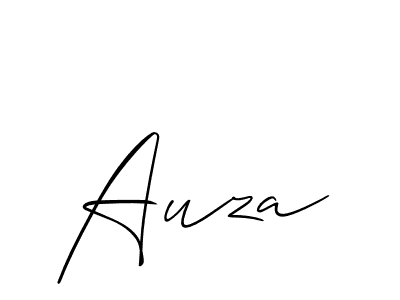 You should practise on your own different ways (Allison_Script) to write your name (Auza) in signature. don't let someone else do it for you. Auza signature style 2 images and pictures png