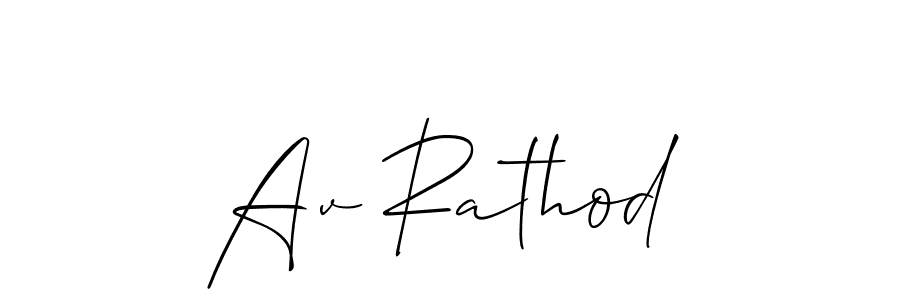 How to Draw Av Rathod signature style? Allison_Script is a latest design signature styles for name Av Rathod. Av Rathod signature style 2 images and pictures png