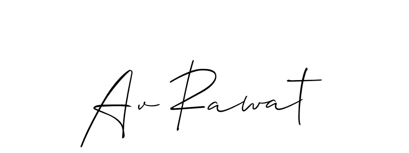 This is the best signature style for the Av Rawat name. Also you like these signature font (Allison_Script). Mix name signature. Av Rawat signature style 2 images and pictures png