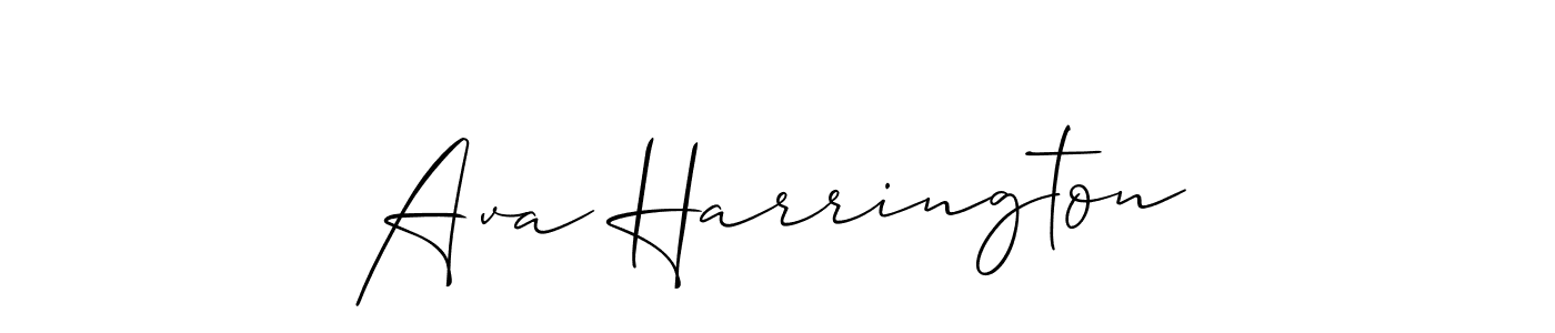 Also You can easily find your signature by using the search form. We will create Ava Harrington name handwritten signature images for you free of cost using Allison_Script sign style. Ava Harrington signature style 2 images and pictures png