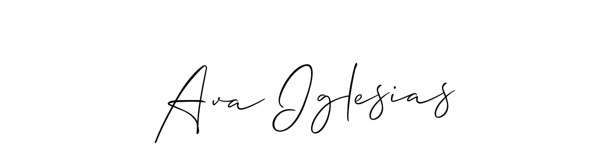 Here are the top 10 professional signature styles for the name Ava Iglesias. These are the best autograph styles you can use for your name. Ava Iglesias signature style 2 images and pictures png
