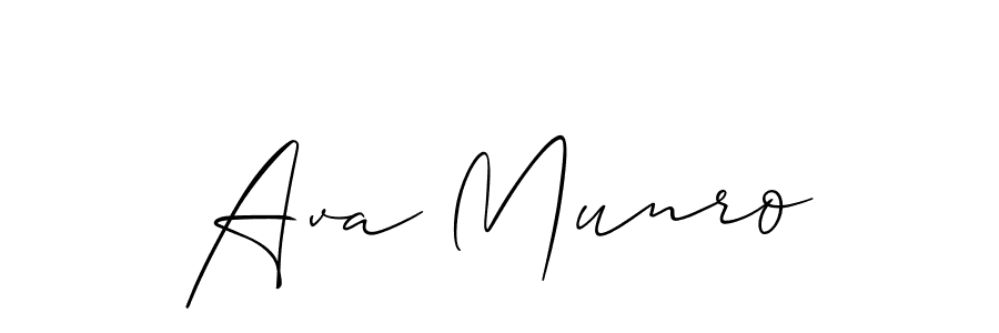 This is the best signature style for the Ava Munro name. Also you like these signature font (Allison_Script). Mix name signature. Ava Munro signature style 2 images and pictures png