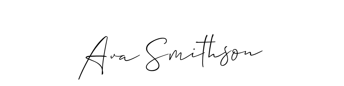 if you are searching for the best signature style for your name Ava Smithson. so please give up your signature search. here we have designed multiple signature styles  using Allison_Script. Ava Smithson signature style 2 images and pictures png